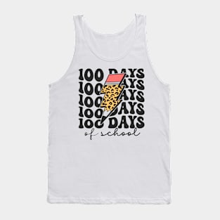 100 Days of School Happy Retro 100 Days of School Tank Top